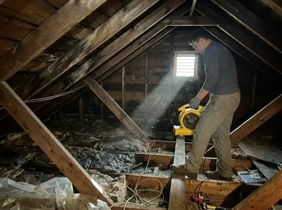 attic-water-damage-drying-proc-007 — frequently asked questions, Emergency Water Extraction & 24/7 Flood Response in Hedwig…